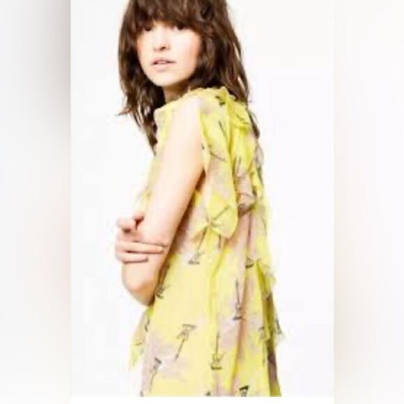 Zadig&Voltaire Rivel Floral Chiffon Dress. NWT - Picture 3 of 10